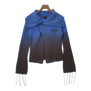 ディーゼル(DIESEL)のDIESEL ディーゼル ニット・セーター S 青x茶 【古着】【中古】(ニット/セーター)