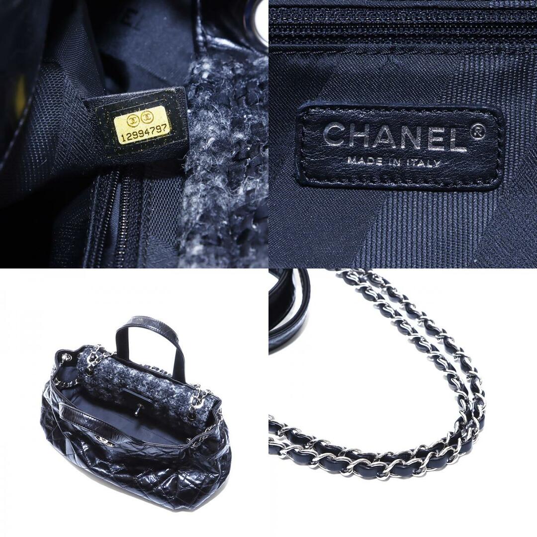 CHANEL(シャネル)のシャネル CHANEL ポーロベロー チェーン ショルダーバッグ ハンドバッグ シルバー金具 ココマーク 12番台 2008-2009 ツイード ハンドバッグ レディースのバッグ(ハンドバッグ)の商品写真