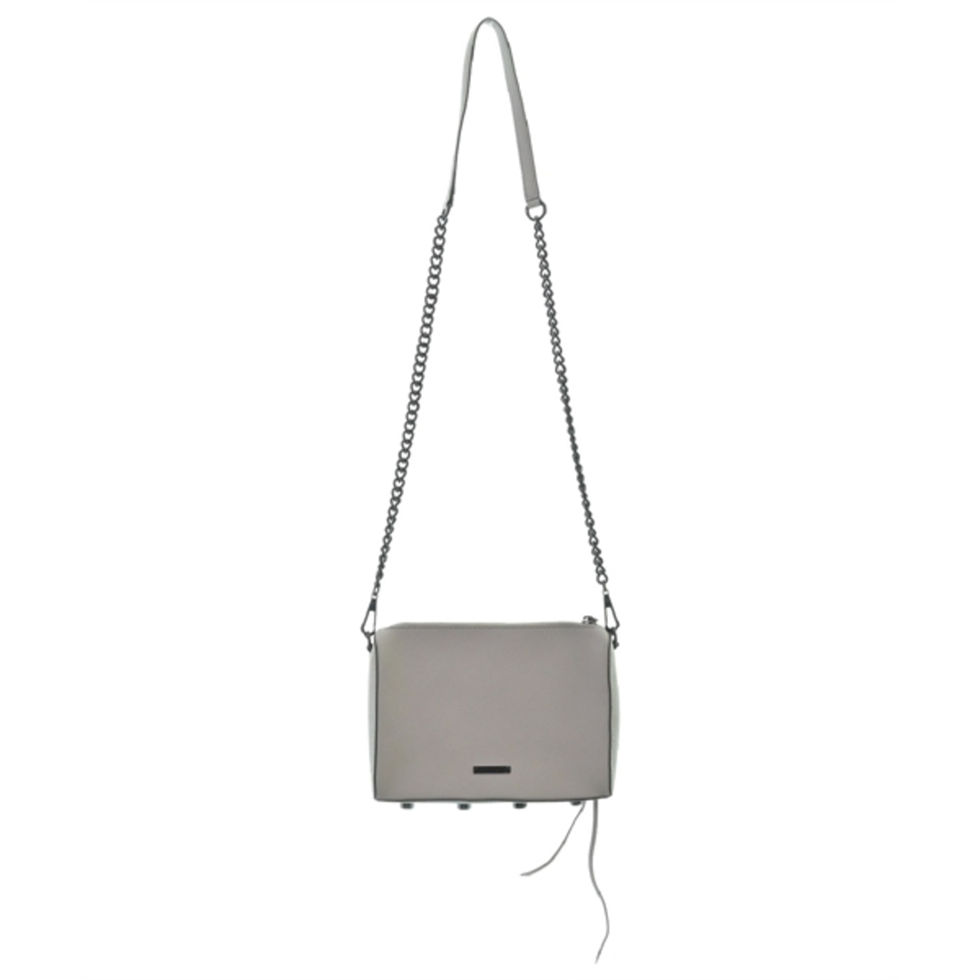 Rebecca Minkoff(レベッカミンコフ)のREBECCA MINKOFF ショルダーバッグ - グレーベージュ系 【古着】【中古】 レディースのバッグ(ショルダーバッグ)の商品写真