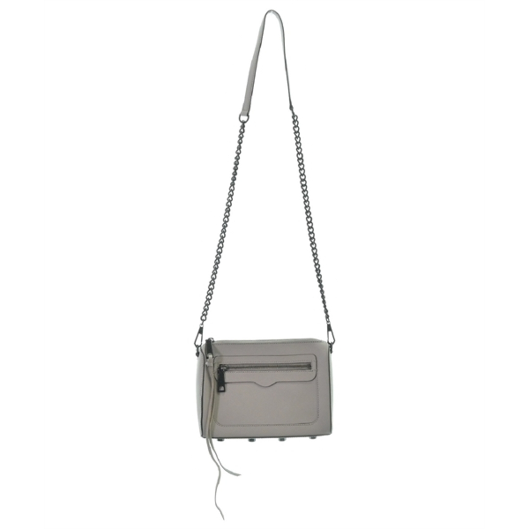 Rebecca Minkoff(レベッカミンコフ)のREBECCA MINKOFF ショルダーバッグ - グレーベージュ系 【古着】【中古】 レディースのバッグ(ショルダーバッグ)の商品写真