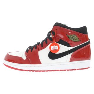 ナイキ(NIKE)のNIKE ナイキ 03年製 AIR JORDAN 1 RETRO OG PATENT エアジョーダン1 シカゴ パテント スニーカー レッド/ホワイト US8.5 136085-106(スニーカー)