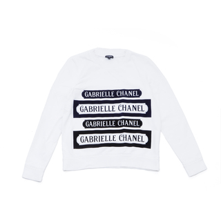 シャネル(CHANEL)のシャネル CHANEL ロゴ トレーナー Size36 長袖Ｔシャツ(Tシャツ(長袖/七分))