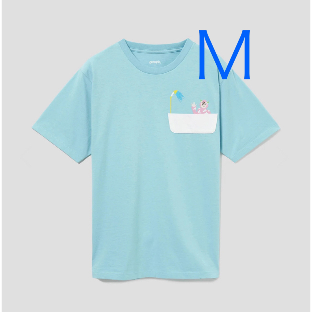 Design Tshirts Store graniph(グラニフ)のグラニフ　みいつけた　オフロスキー　Tシャツ　M メンズのトップス(Tシャツ/カットソー(半袖/袖なし))の商品写真