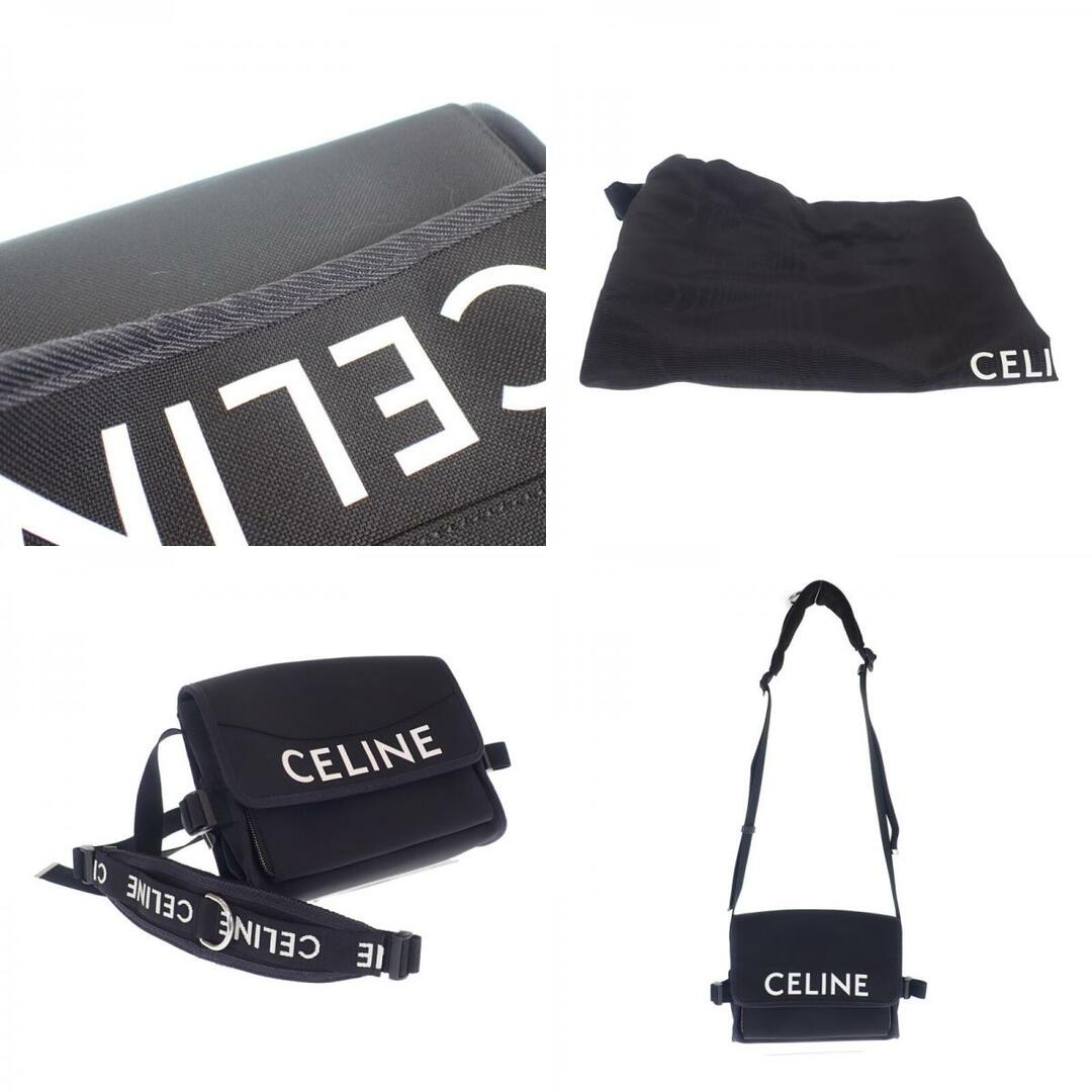 celine(セリーヌ)の【中古】【ABランク】CELINE セリーヌ スモールトレッキングメッセンジャー ショルダーバッグ クロスボディ 110062DMT.38SI ナイロン ブラック メンズ【ISEYA】 メンズのバッグ(ショルダーバッグ)の商品写真