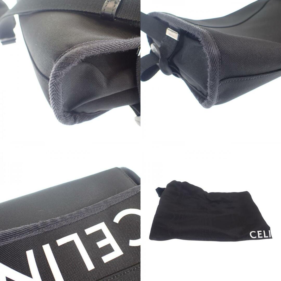 celine(セリーヌ)の【中古】【ABランク】CELINE セリーヌ スモールトレッキングメッセンジャー ショルダーバッグ クロスボディ 110062DMT.38SI ナイロン ブラック メンズ【ISEYA】 メンズのバッグ(ショルダーバッグ)の商品写真