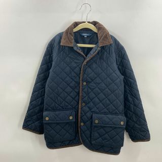 ポロラルフローレン(POLO RALPH LAUREN)のポロバイラルフローレン　キルティング　ブルゾン　キッズ　子供用　ネイビー(ジャケット/上着)