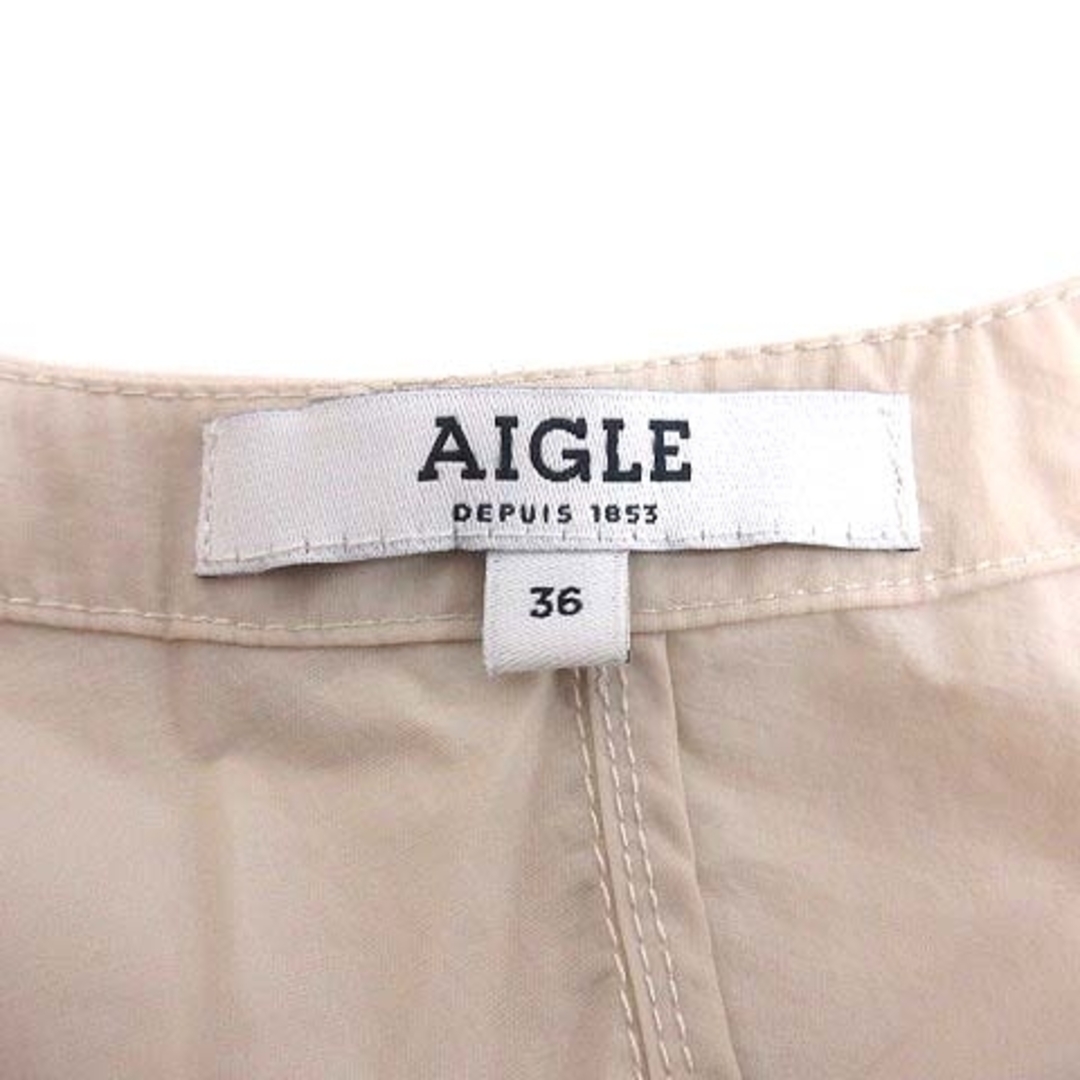 AIGLE(エーグル)のAIGLE ナイロンジャケット ブルゾン ジップアップ 長袖 36 アイボリー メンズのジャケット/アウター(ブルゾン)の商品写真