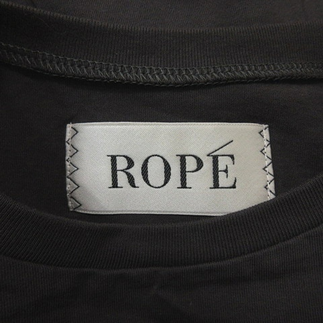 ROPE’(ロペ)のロペ カットソー フレンチスリーブ 38 茶 ブラウン /YI レディースのトップス(カットソー(半袖/袖なし))の商品写真