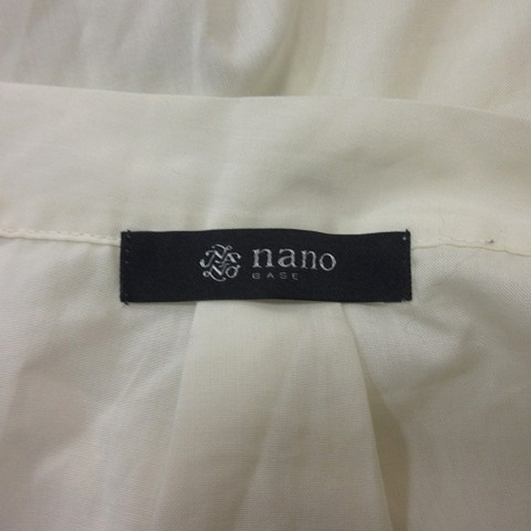 nano・universe(ナノユニバース)のナノユニバース シャツ ブラウス プルオーバー レース F 白 オフホワイト レディースのトップス(シャツ/ブラウス(半袖/袖なし))の商品写真