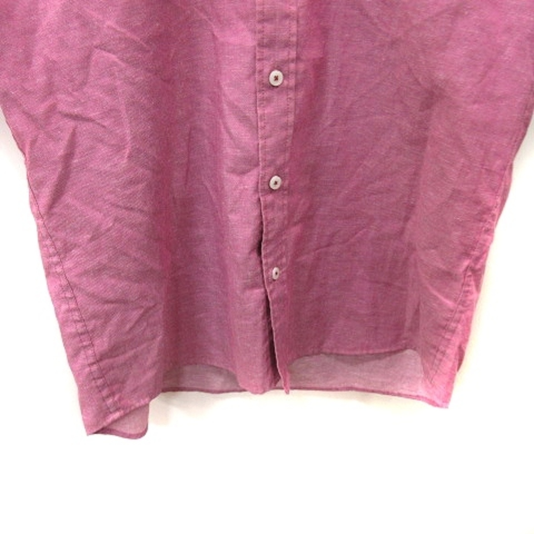 ikka(イッカ)のイッカ シャツ ボタンダウン 半袖 XL 赤 ボルドー /YI メンズのトップス(シャツ)の商品写真