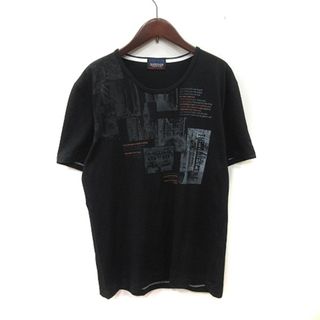 ニコルクラブフォーメン(NICOLE CLUB FOR MEN)のニコルクラブフォーメン Tシャツ カットソー 半袖 50 黒 ブラック /YI(Tシャツ/カットソー(半袖/袖なし))