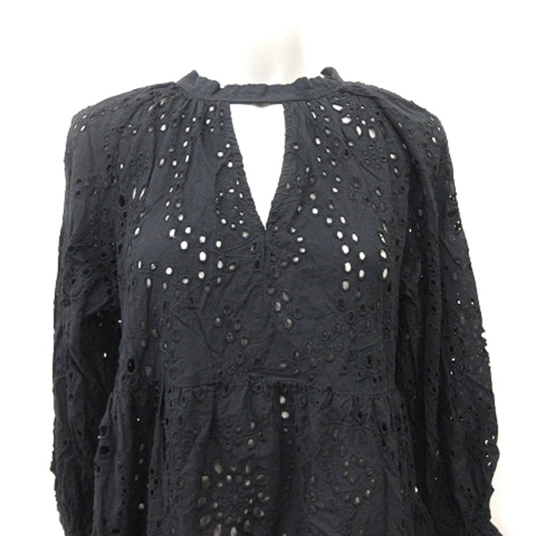 COCO DEAL(ココディール)のココディール ワンピース ミニ 長袖 刺繍 2 黒 ブラック /YI レディースのワンピース(ミニワンピース)の商品写真