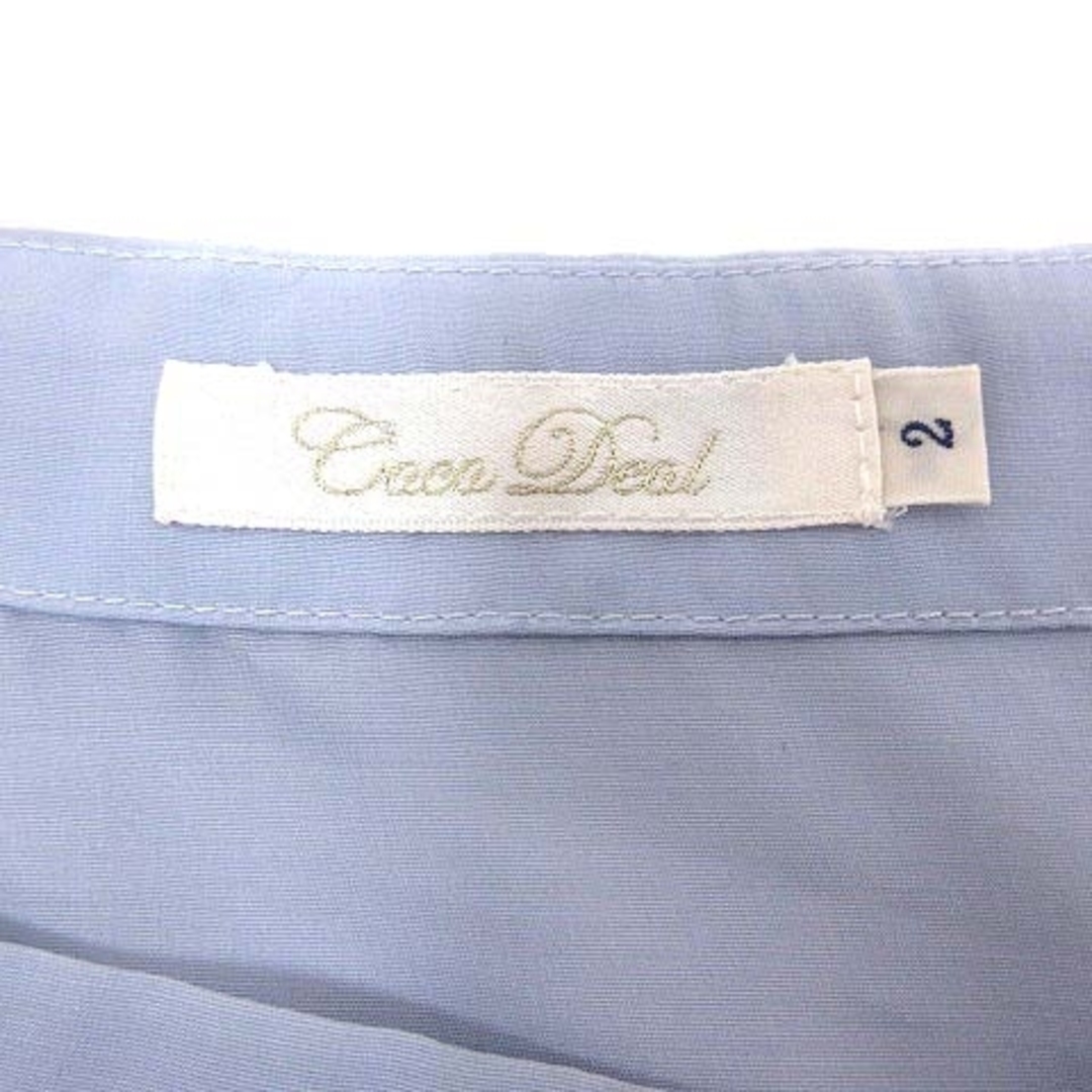 COCO DEAL(ココディール)のCOCO DEAL ブラウス オフショルダー 刺しゅう 七分袖 2 青 ブルー レディースのトップス(その他)の商品写真