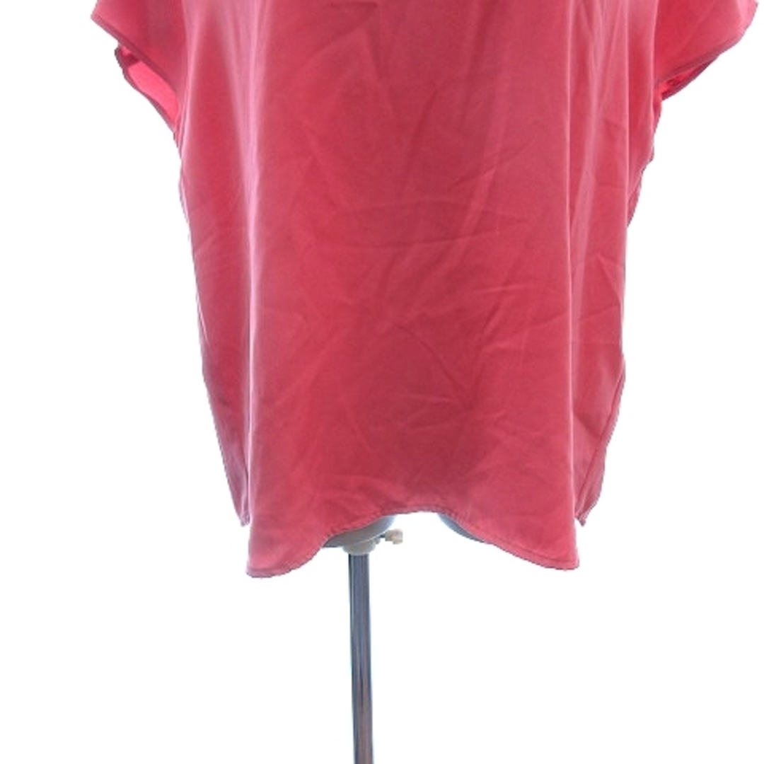 VICKY(ビッキー)のビッキー シャツ ブラウス スリットネック 切替 レース 半袖 2 ピンク レディースのトップス(シャツ/ブラウス(半袖/袖なし))の商品写真