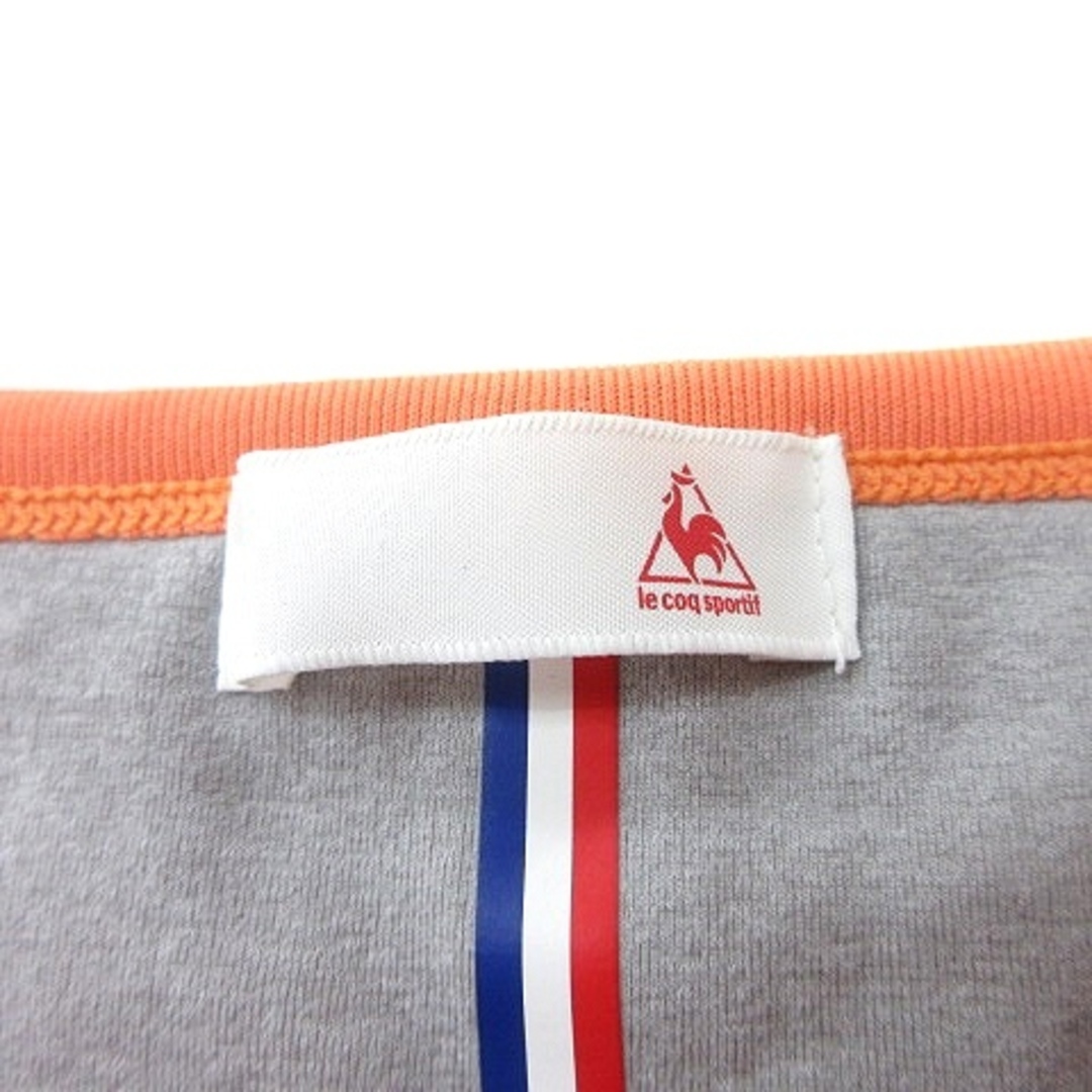 le coq sportif(ルコックスポルティフ)のルコックスポルティフ カットソー Tシャツ クルーネック 半袖 L オレンジ レディースのトップス(Tシャツ(半袖/袖なし))の商品写真