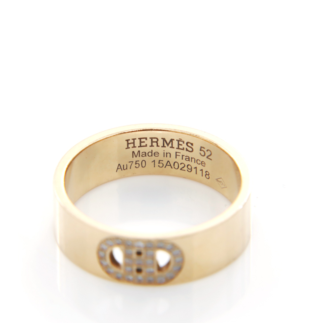 Hermes(エルメス)のエルメス HERMES ダイヤモンド Au750 サイズ51 11号 リング・指輪 レディースのアクセサリー(リング(指輪))の商品写真