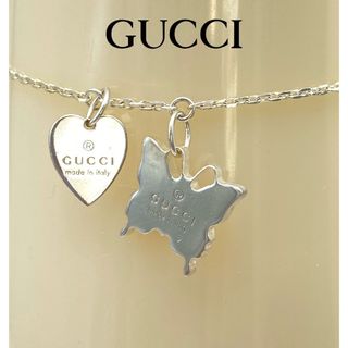 グッチ(Gucci)のGUCCI グッチ　 ハート　バタフライ ブレスレット　SV925(ブレスレット/バングル)