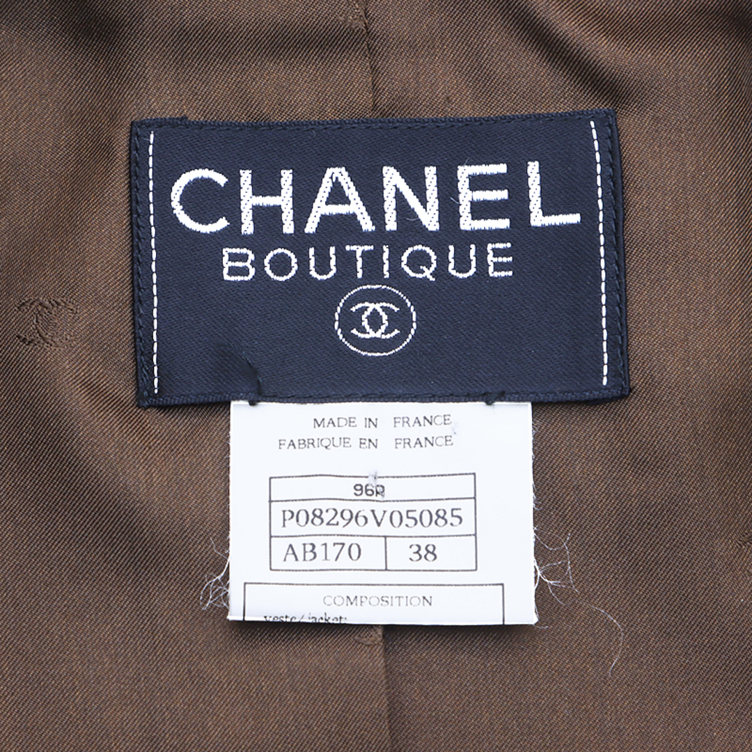 CHANEL(シャネル)のシャネル CHANEL グリポアボタン ウール ブルゾン 96A ジャケット レディースのジャケット/アウター(その他)の商品写真