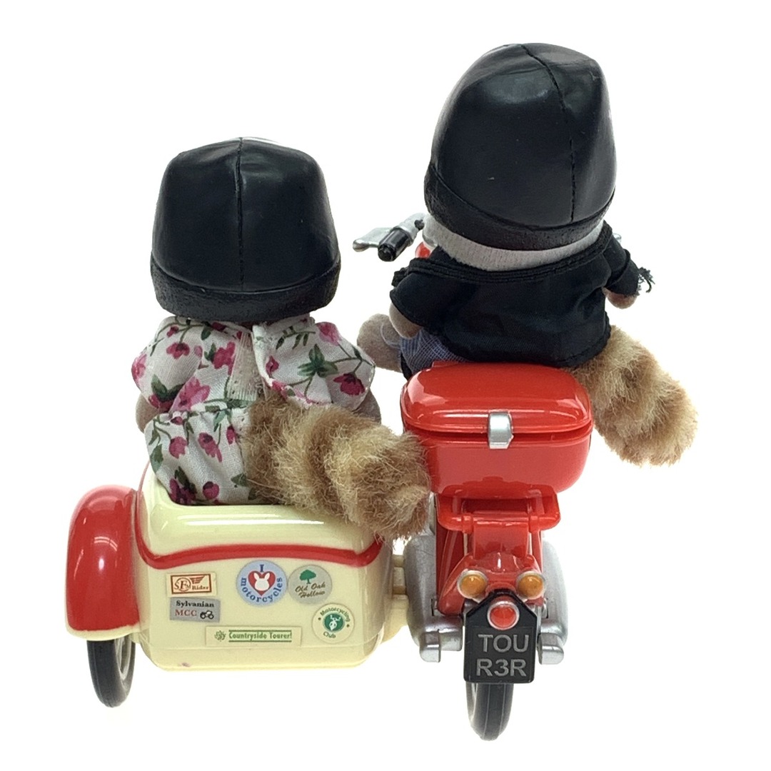 $$ シルバニアファミリー アライグマ モーターバイク&サイドカー エンタメ/ホビーのおもちゃ/ぬいぐるみ(ミニカー)の商品写真