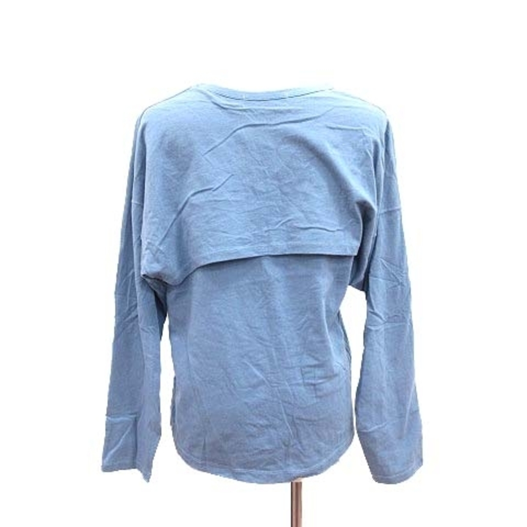 Ray BEAMS(レイビームス)のレイビームス Tシャツ カットソー 長袖 レイヤード 2way ノースリーブ 青 レディースのトップス(Tシャツ(長袖/七分))の商品写真