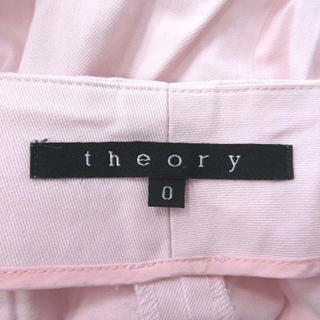 theory(セオリー)のセオリー theory タイトスカート ひざ丈 スリット ストレッチ 0 ピンク レディースのスカート(ひざ丈スカート)の商品写真