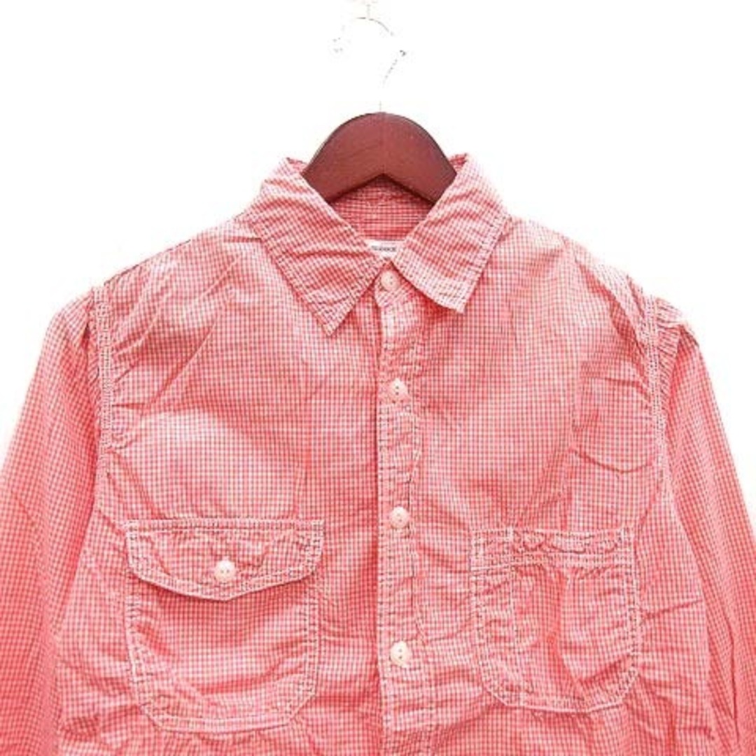 URBAN RESEARCH(アーバンリサーチ)のアーバンリサーチ カジュアルシャツ ギンガムチェック 長袖 36 赤 レッド 白 メンズのトップス(シャツ)の商品写真