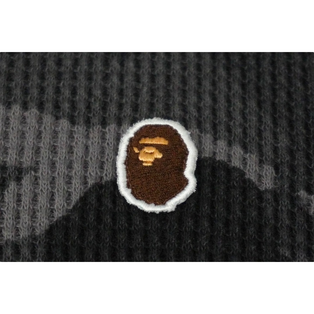 A BATHING APE(アベイシングエイプ)のA BATHING APE アベイシングエイプ カラーカモ フーディー パーカー サイズ2XL ブラック グレー 1J30115013 美品 中古 61188 レディースのトップス(パーカー)の商品写真