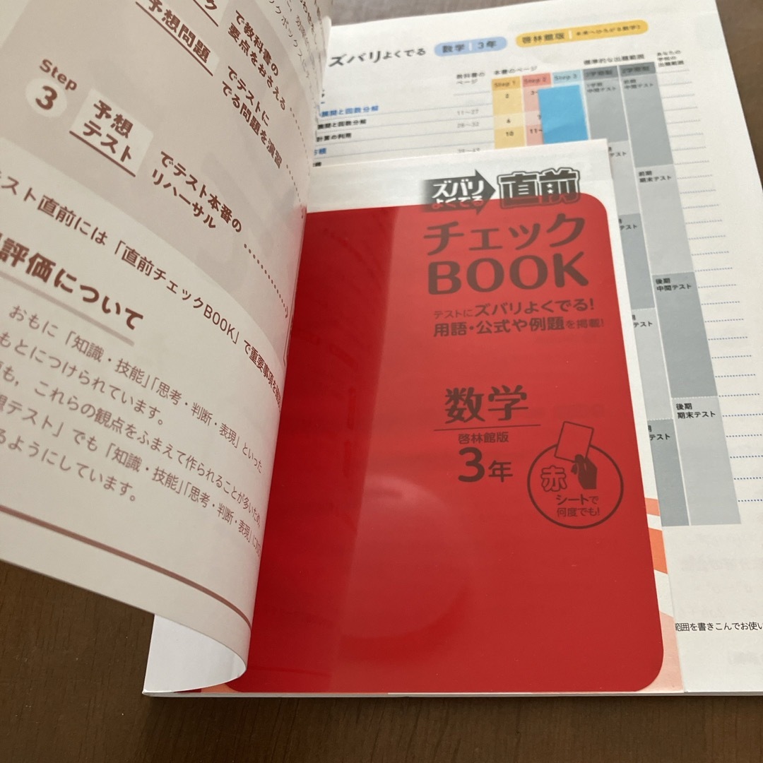 定期テストズバリよくでる数学中学３年啓林館版 エンタメ/ホビーの本(語学/参考書)の商品写真