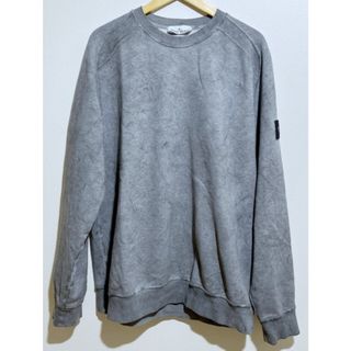 STONE ISLAND - STONE ISLAND（ストーンアイランド ）741562290 ダストカラー加工 クルーネック スウェットシャツ 【A31328-007】