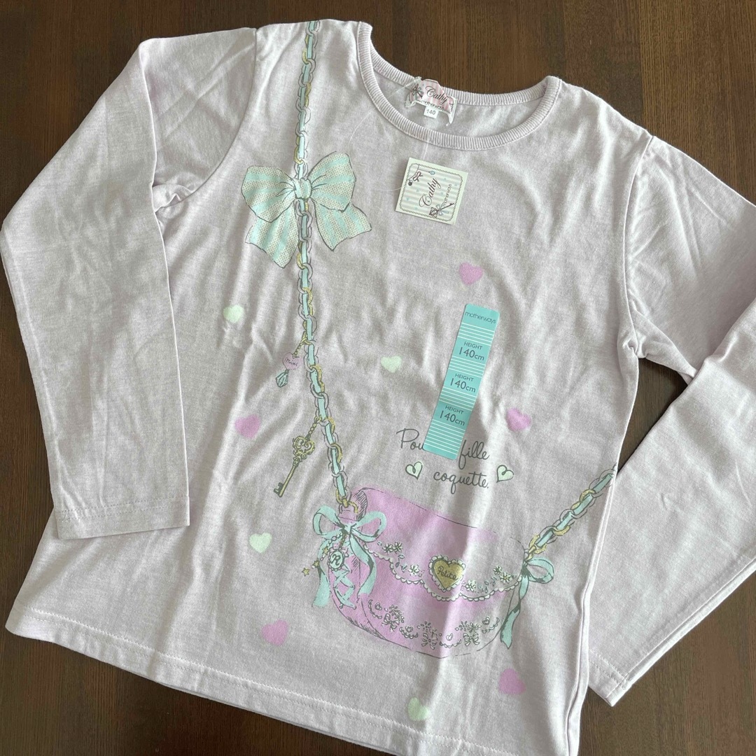 motherways(マザウェイズ)のmatherways 長袖　140 キッズ/ベビー/マタニティのキッズ服女の子用(90cm~)(Tシャツ/カットソー)の商品写真