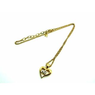 ニナリッチ(NINA RICCI)の■美品■ NINA RICCI ニナリッチ ハートモチーフ ネックレス ペンダント アクセサリー レディース ゴールド系 DE0499(ネックレス)