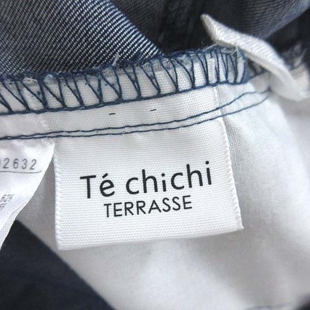 Techichi(テチチ)のテチチ Te chichi ワイドパンツ タック ロング 紺 ネイビー /CT レディースのパンツ(その他)の商品写真