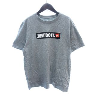 ナイキ(NIKE)のナイキ NIKE カットソー Tシャツ プリント 半袖 L グレー /AU(Tシャツ/カットソー(半袖/袖なし))