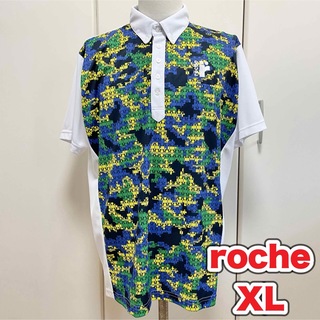 【美品】roche ローチェ　テニスウェア　バドミントンウェア　メンズ　XL(ウェア)