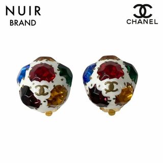 シャネル(CHANEL)のシャネル CHANEL 1998 ココマーク カラーストーン ピアス(ピアス)