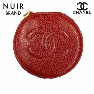 シャネル(CHANEL)のシャネル CHANEL キャビアスキン ココマーク 小物入れ ポーチ(ポーチ)