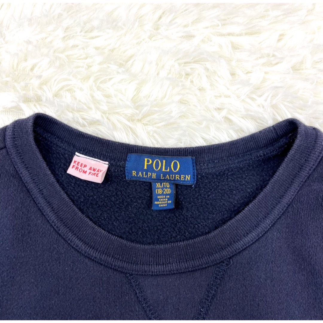 POLO RALPH LAUREN(ポロラルフローレン)の極美品✨ポロベア　XL トレーナー　ネイビー トップス 秋冬　春　人気　長袖 メンズのトップス(スウェット)の商品写真