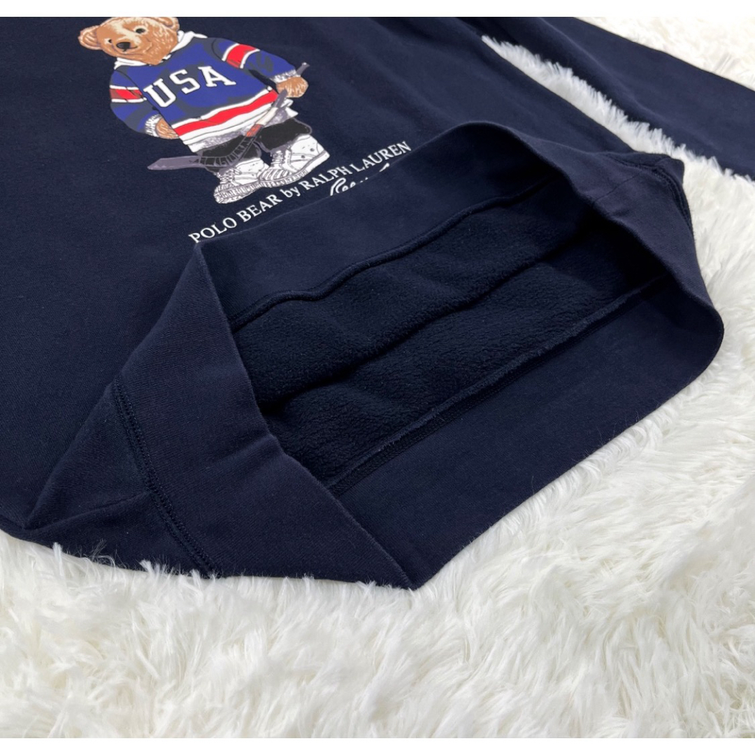 POLO RALPH LAUREN(ポロラルフローレン)の極美品✨ポロベア　XL トレーナー　ネイビー トップス 秋冬　春　人気　長袖 メンズのトップス(スウェット)の商品写真