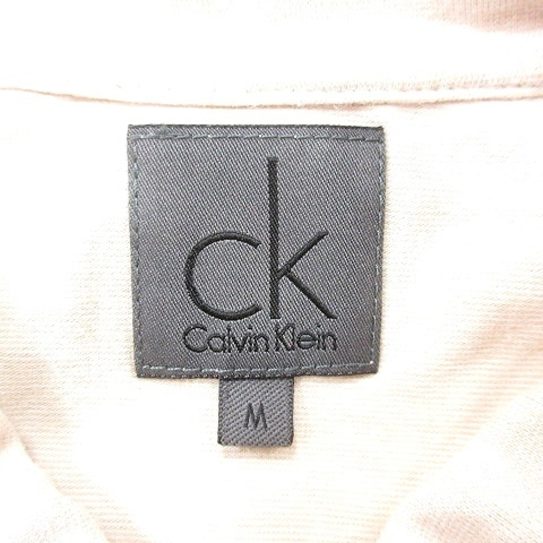 ck Calvin Klein(シーケーカルバンクライン)のシーケーカルバンクライン ポロシャツ ハーフジップ 半袖 M ベージュ /AU レディースのトップス(ポロシャツ)の商品写真