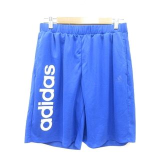 アディダス(adidas)のアディダス スポーツウェア ハーフパンツ ショート ジャージ プリント L 青(その他)