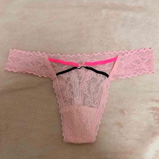 ヴィクトリアズシークレット(Victoria's Secret)のヴィクトリアシークレット Tバック XSサイズ ピンク(ショーツ)