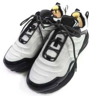 ジバンシィ(GIVENCHY)の美品 GIVENCHY ジバンシィ Giv 1 Light Runner ライトランナー ロゴ入り エナメルレザー使い スニーカー グレー ブラック 40 メンズ(スニーカー)