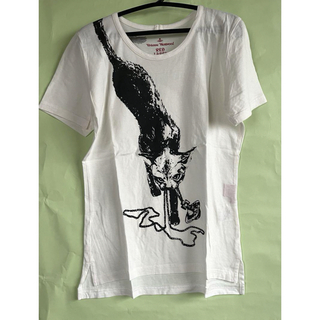 ヴィヴィアンウエストウッド(Vivienne Westwood)の専用　ヴィヴィアン レッドレーベル　白　猫オーブ　Tシャツトップス　2(Tシャツ(半袖/袖なし))