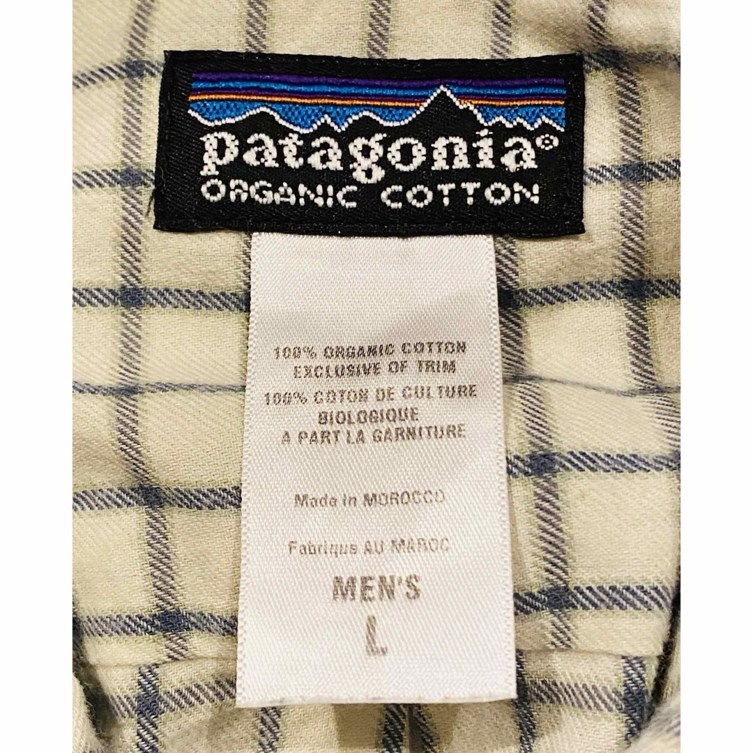 patagonia(パタゴニア)の【入手困難】Patagonia ORGANIC COTTON 長袖シャツ L メンズのトップス(シャツ)の商品写真