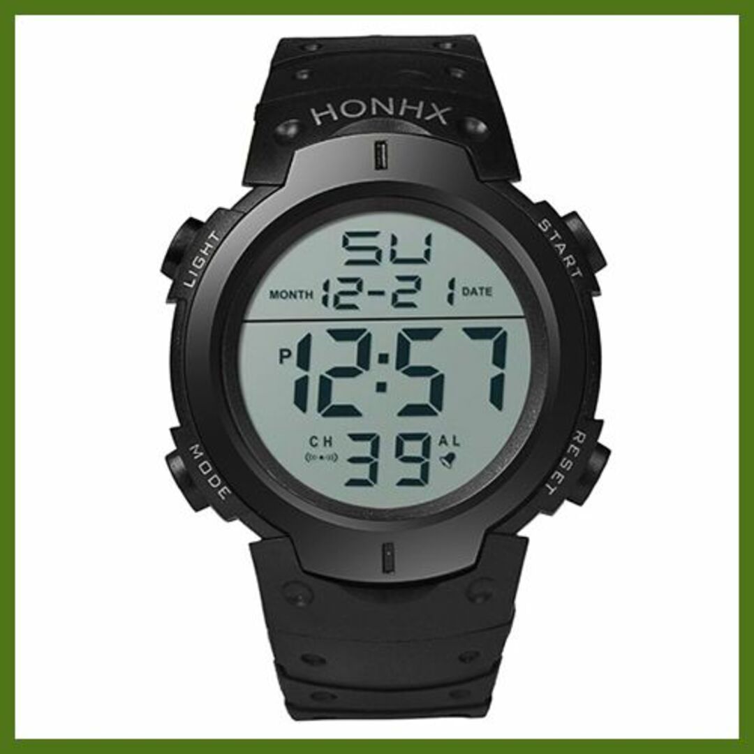 メンズ 時計 スポーツウォッチ ダイバーウォッチ 防水 HONHX メンズの時計(腕時計(デジタル))の商品写真