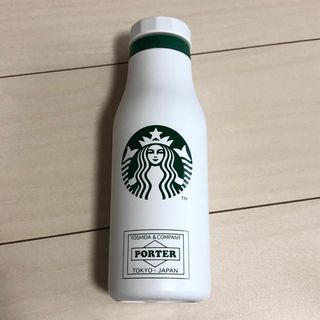 スターバックスコーヒー(Starbucks Coffee)のスターバックス　PORTER ステンレスロゴボトル　ホワイト(タンブラー)