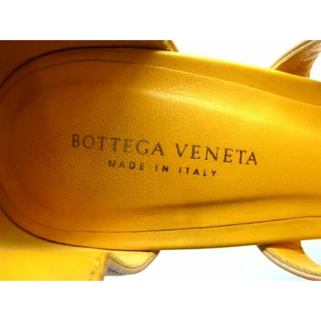 Bottega Veneta(ボッテガヴェネタ)のBOTTEGA VENETA ボッテガヴェネタ レザー ヒール サンダル サイズ36(約23.0cm) 靴 シューズ レディース イエロー系 DD5631 レディースの靴/シューズ(ハイヒール/パンプス)の商品写真