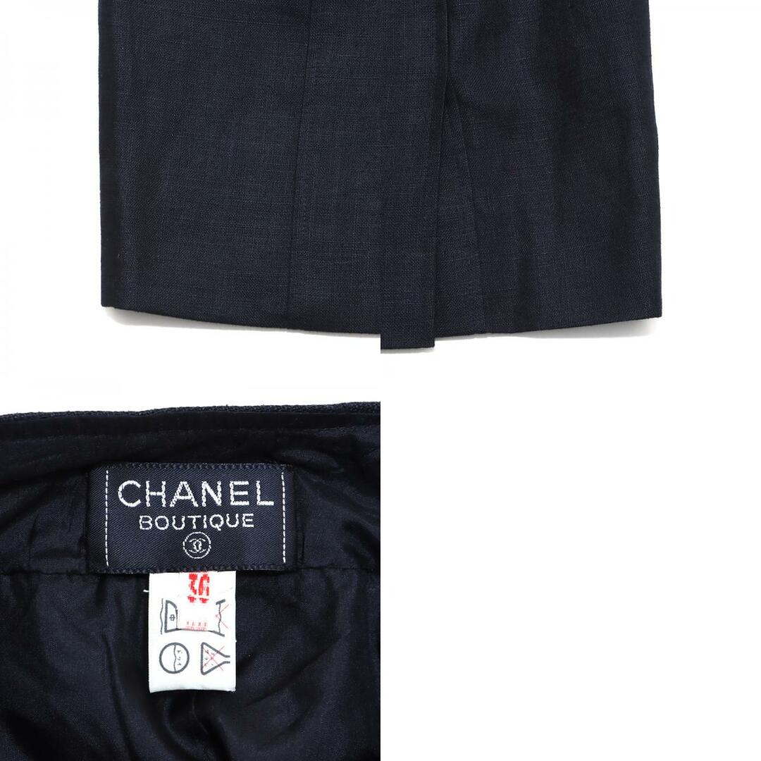 CHANEL(シャネル)のシャネル CHANEL ジャケット＆スカートセットアップ サイズ36 1990年 スーツ シルク レディースのフォーマル/ドレス(スーツ)の商品写真