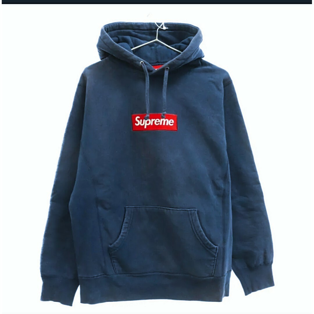 Supreme(シュプリーム)のSupreme シュプリーム ボックスロゴ パーカー ネイビー 正規品 メンズのトップス(パーカー)の商品写真