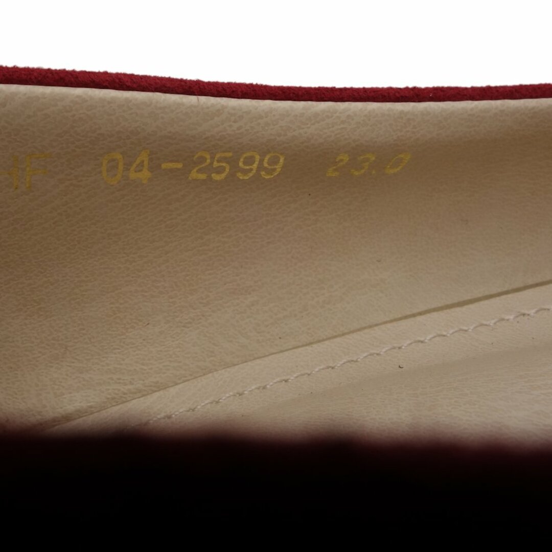 バークレー BARCLAY パンプス サイズ23cm スエード レッド/180323【中古】 レディースの靴/シューズ(ハイヒール/パンプス)の商品写真